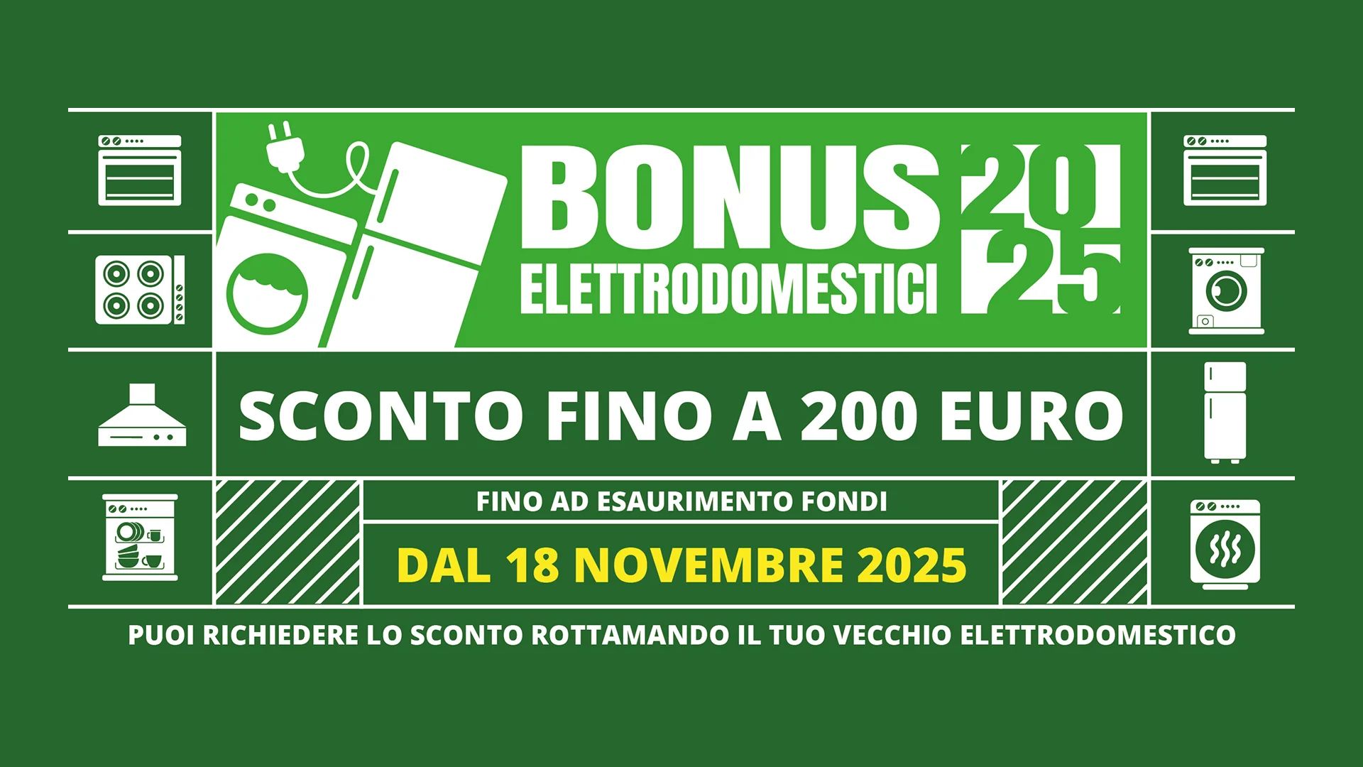 BONUS ELETTRODOMERSTICI
